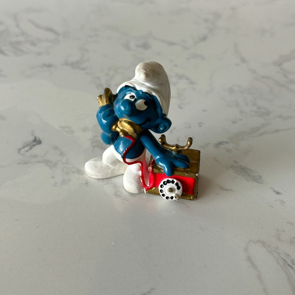 Vintage Telephone Smurf